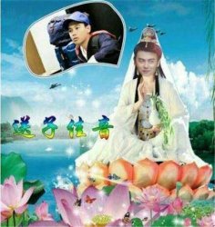 雷佳音送子觀音是什么梗 林依晨神操作曬送子圖惡搞逗趣