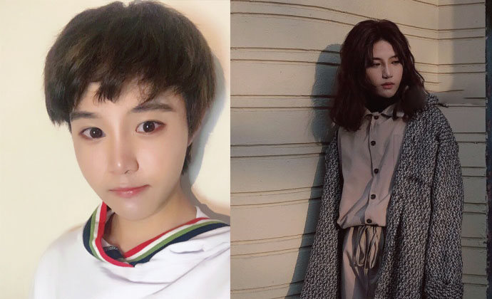 95后小仙男何日日資料 長頭發寫真膚白貌美卻是男兒身 2