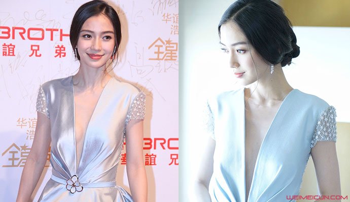 小海綿吃楊穎母乳照片 產后胸圍暴漲深v裝秀事業線吸睛 4