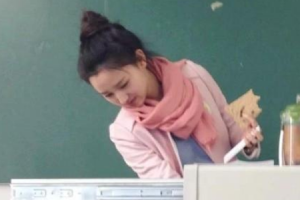 四川美女教師似劉詩詩 像劉詩詩的美女老師資料及照片