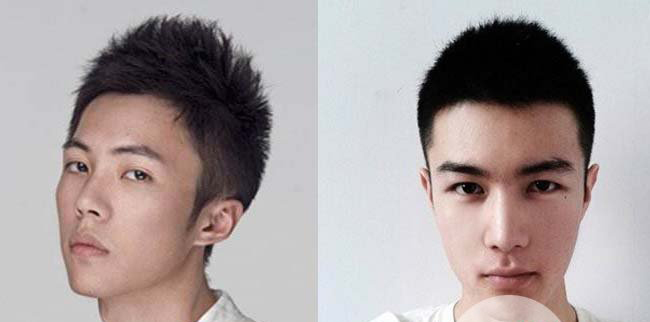 男生頭發(fā)硬適合什么發(fā)型 3