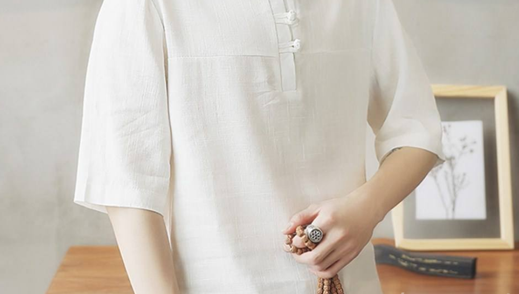 夏季男生五分袖襯衫搭配 屬于自己的清涼 1