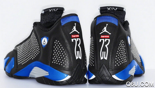 AJ14xSupreme球鞋諜照 經典的配色白色和黑色 4