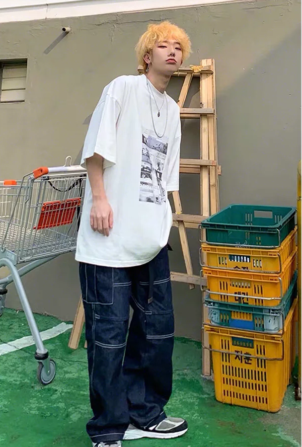 夏季潮男T恤搭配 街頭有你的身影 4