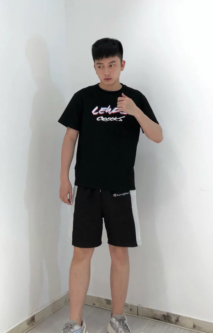 潮男夏季短褲搭配圖片 搭配清涼舒適上衣 3