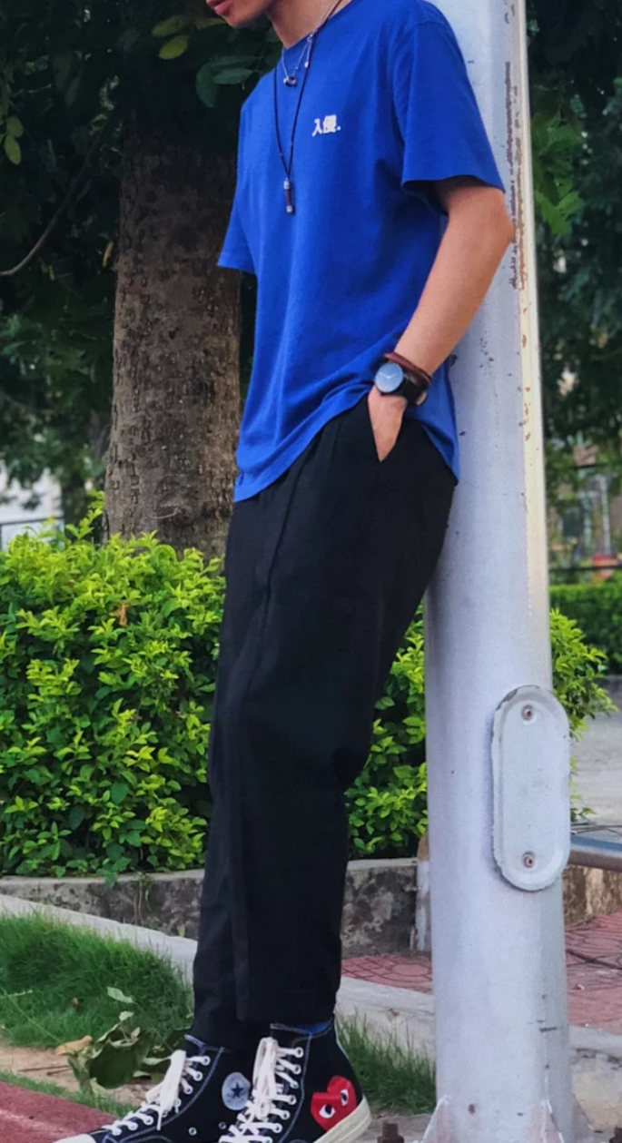 夏季男生清涼舒適搭配 非常簡約的感覺 4