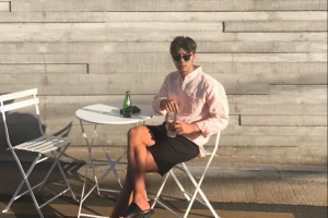 夏季街拍潮男出街短褲搭配