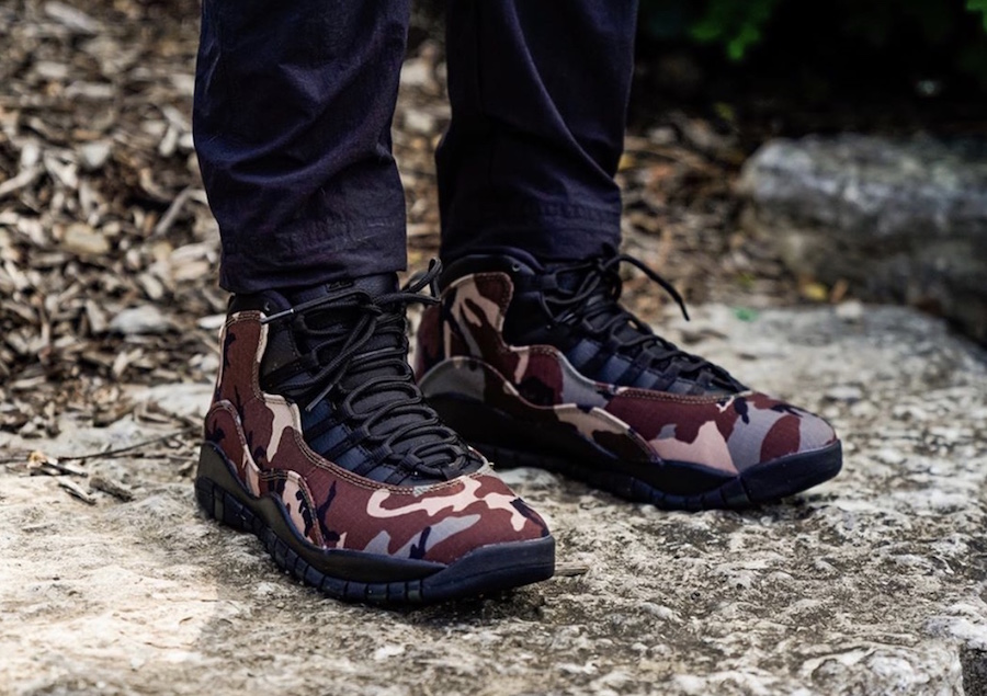 迷彩 Air Jordan 10 全新上腳圖釋出 3
