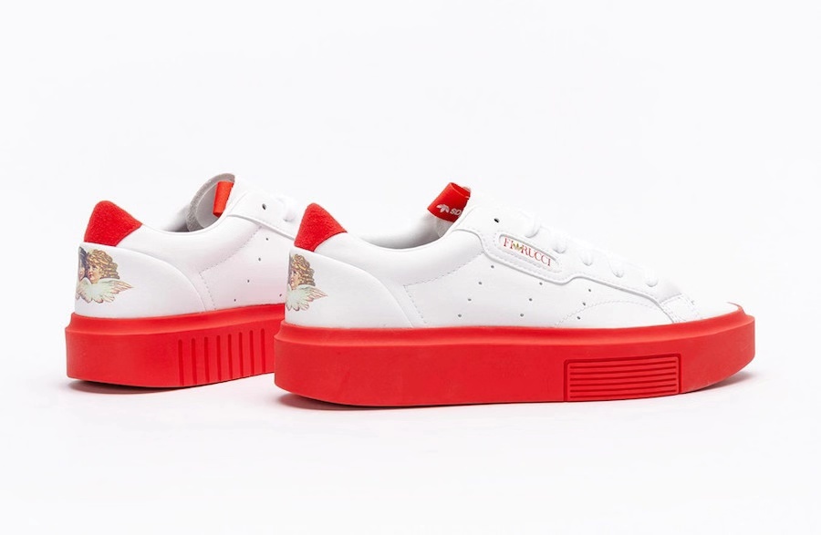 adidas+品牌 Fiorucci 全新配色的 adidas Sleek 3