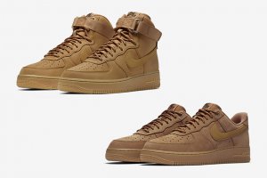  Air Force 1小麥配色的鞋款