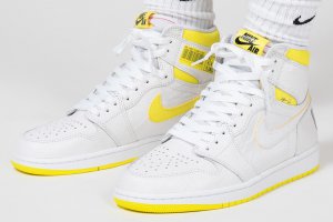 Air Jordan 1全新配色內外 Swoosh 采用白黃陰陽設計