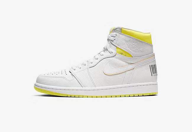 Air Jordan 1 喬丹親筆簽名 全新配色檸檬黃點(diǎn)綴 2