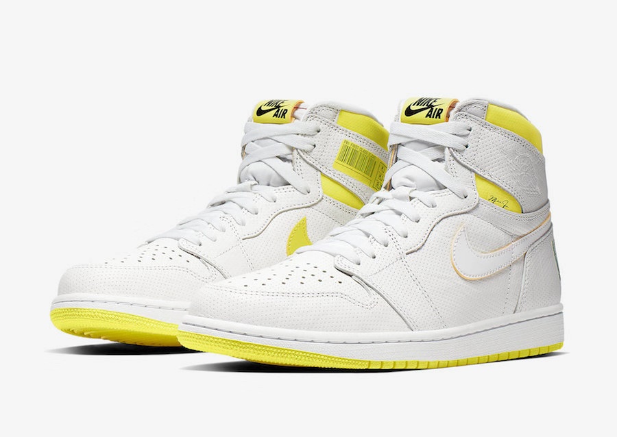 Air Jordan 1 喬丹親筆簽名 全新配色檸檬黃點(diǎn)綴 1