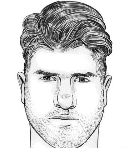 不同男人臉型適合什么發型 看自己屬于哪種臉型 9