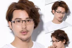 適合戴眼鏡男生的發(fā)型 造型增添了時(shí)尚感