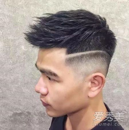 男士發質硬和密適合什么發型 可以試試燙發 2