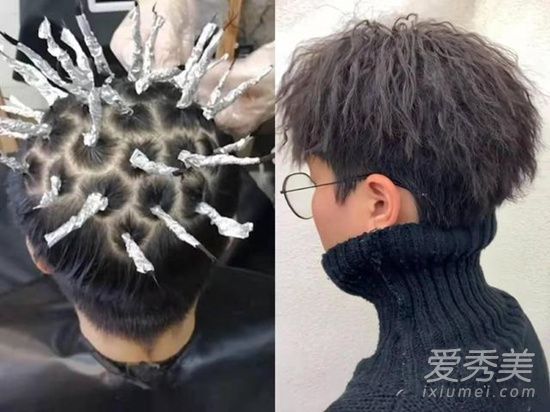 男生錫紙燙最帥 男生錫紙燙短發效果圖 3