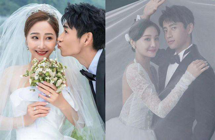 魏晨和于瑋的婚紗照 兩人大學同學在一起的 2