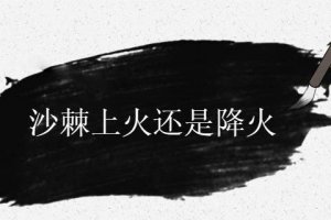 沙棘容易上火嗎 沙棘去火還是上火