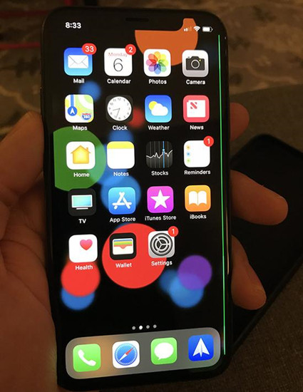 蘋果x為什么會出現綠線 iphonex出現綠線怎么辦 4