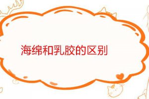 海綿和乳膠的區別 哪個好