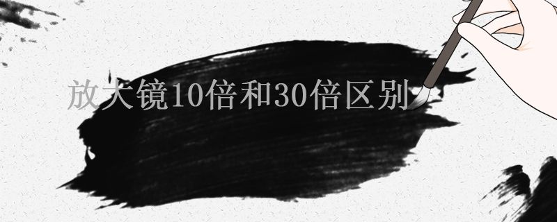 放大鏡10倍好還是30倍好 有什么區(qū)別 1