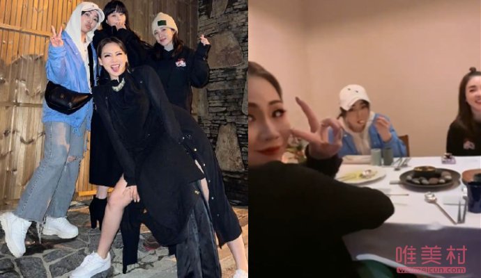 李彩琳曬2NE1四人合照 破四人不和傳聞 1
