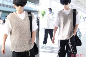 檀健次戴墨鏡現身機場 私服造型被贊帥氣
