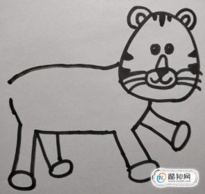 簡單的老虎簡筆畫怎么畫 12
