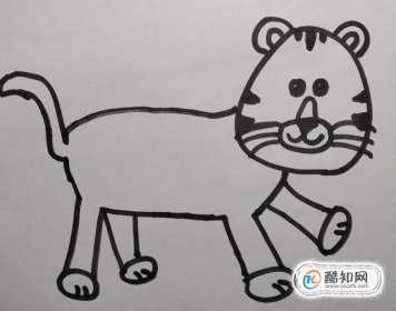 簡單的老虎簡筆畫怎么畫 14