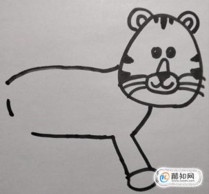 簡單的老虎簡筆畫怎么畫 9