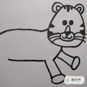 簡單的老虎簡筆畫怎么畫 10