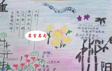 重陽節(jié)手抄報簡單 風俗主題版 3
