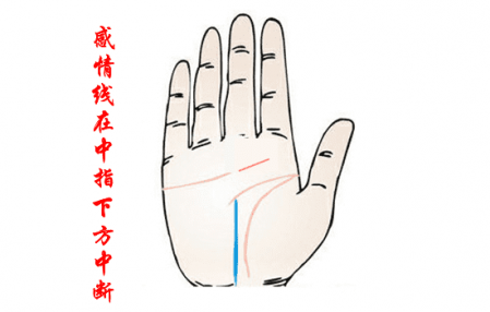 女的手相怎么看感情線 手相感情線圖解 10