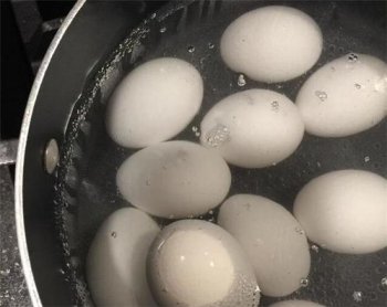 冷水下鍋煮雞蛋煮幾分鐘最好 大火加熱8分鐘 1