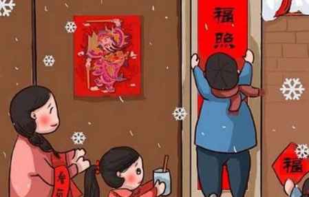 門神對(duì)聯(lián)可以貼在一個(gè)大門 貼春聯(lián)和門神的習(xí)俗由來(lái) 1