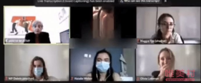 女留學生上網課做運動 同學和老師直接被驚呆了 1